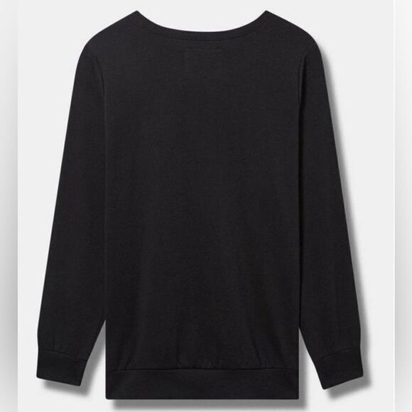 NWT Torrid Plus Size Black Cheap Trick Cozy Fleece Sweatshirt -Size XL - 14-16 - Picture 4 of 8